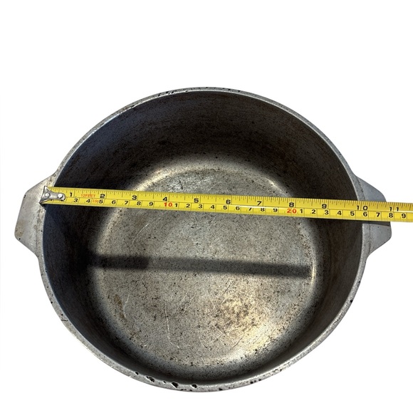 Health National Aluminum Dutch Oven Stock Pot W/Lid 4Qts. Preowned USA Vintage - Picture 7 of 8